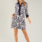 Zigzag Print Dress