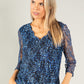 Printed Lace Top