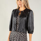 Soft Leather Feel Jacket