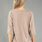 Round Neckline Knit Pullover