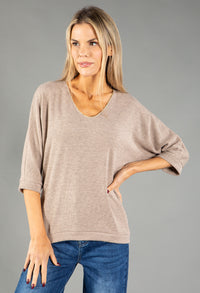 Round Neckline Knit Pullover