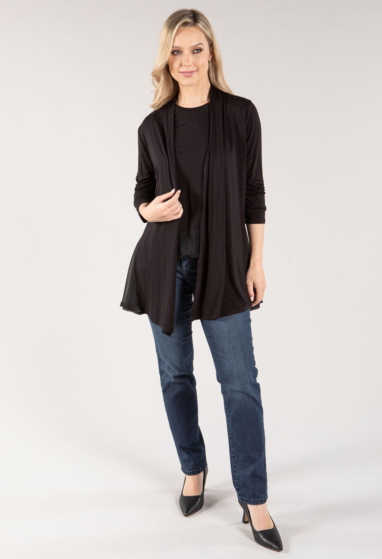 Open Trim Cardi