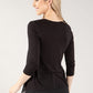 Long Sleeve Trim Top