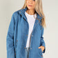 Denim Zip Up Jacket