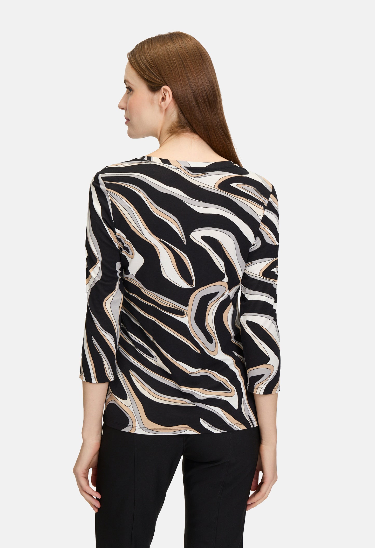 3/4 Sleeve Printed Top