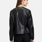 Leather Style Blazer Jacket