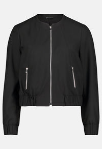 Zip Detail Bomber Jacket