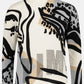 Diamante Detail Printed High Neck Jumper