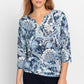 Tencel Floral V Neckline top