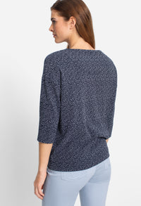 Ribbed Texture Pullover