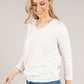 Textured V Neckline Top