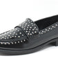 Silver Studded Loafer