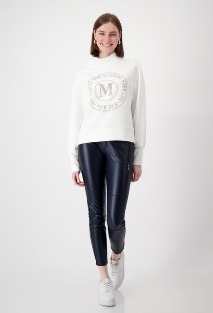 Emblem Print Sweatshirt