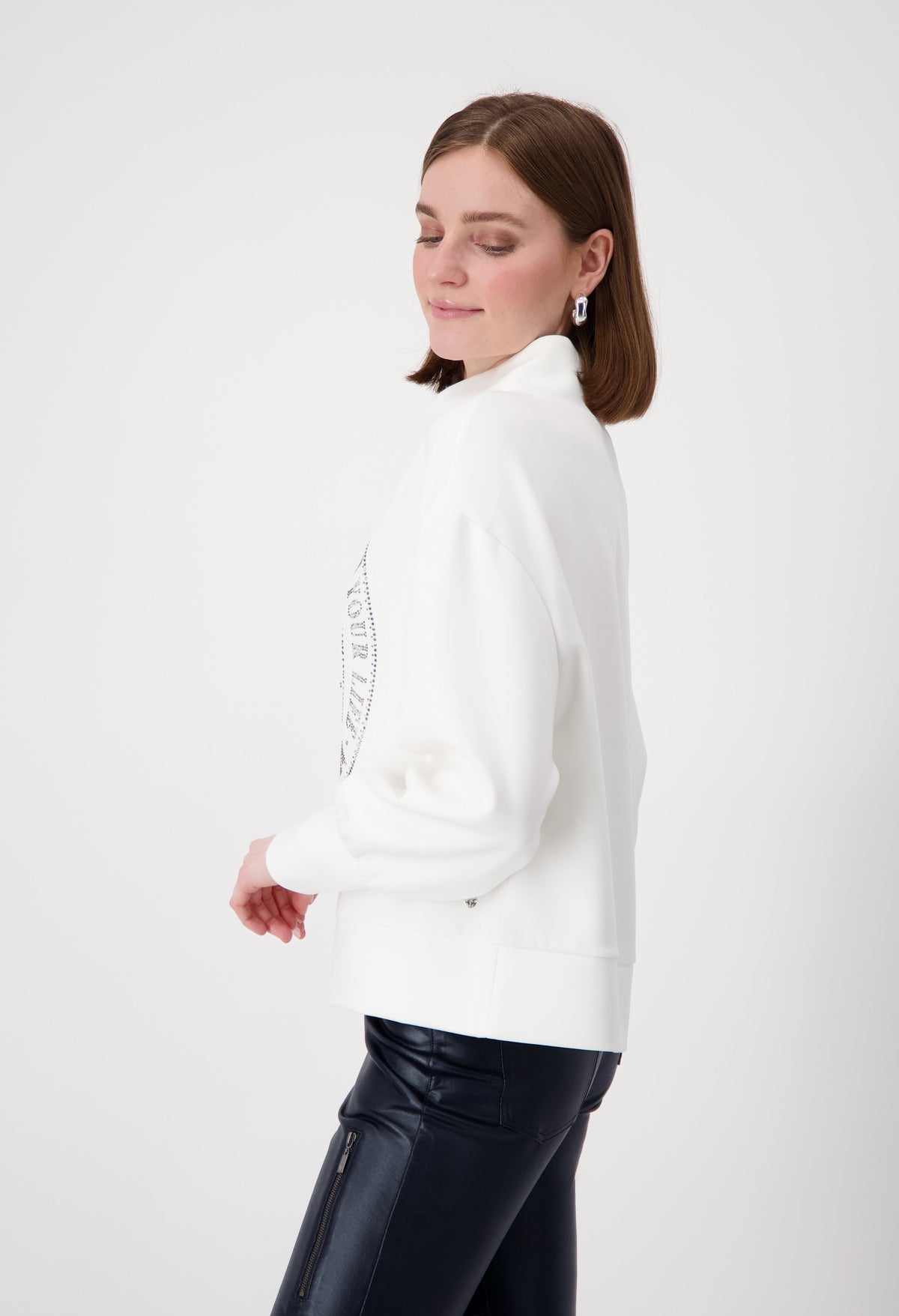 Emblem Print Sweatshirt