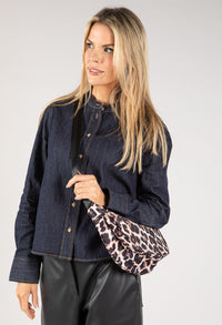 Leopard Print Crossbody Bag