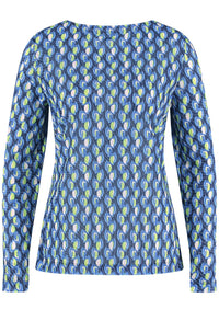 Long Sleeve All Over Print Top