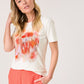 T-shirt with an abstract front print