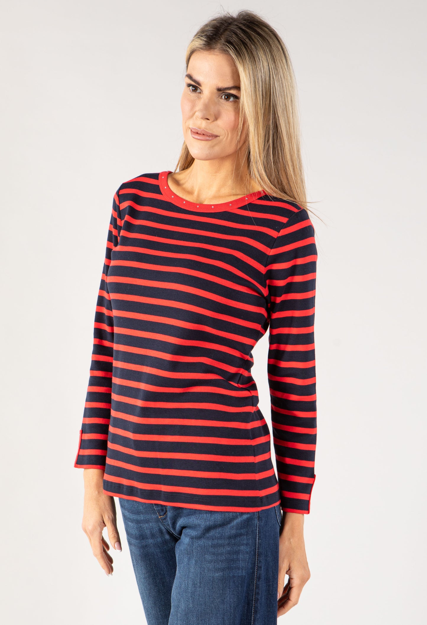 Long Sleeve Striped Top