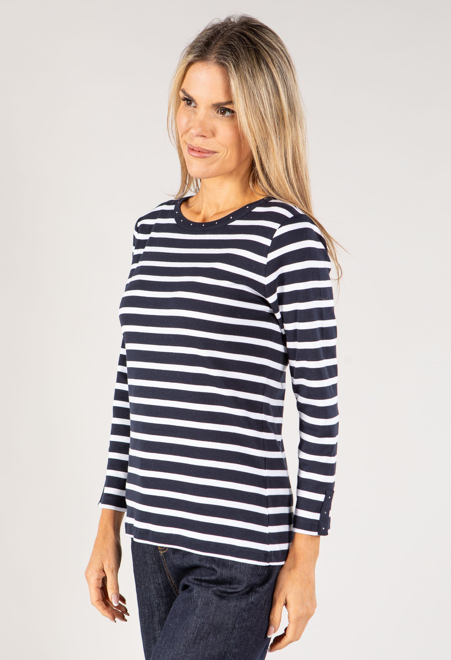 Long Sleeve Striped Top