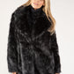 Shaggy Faux Fur Coat