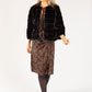 Clasp Close Faux Fur Jacket