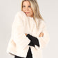 Clasp Close Faux Fur Jacket