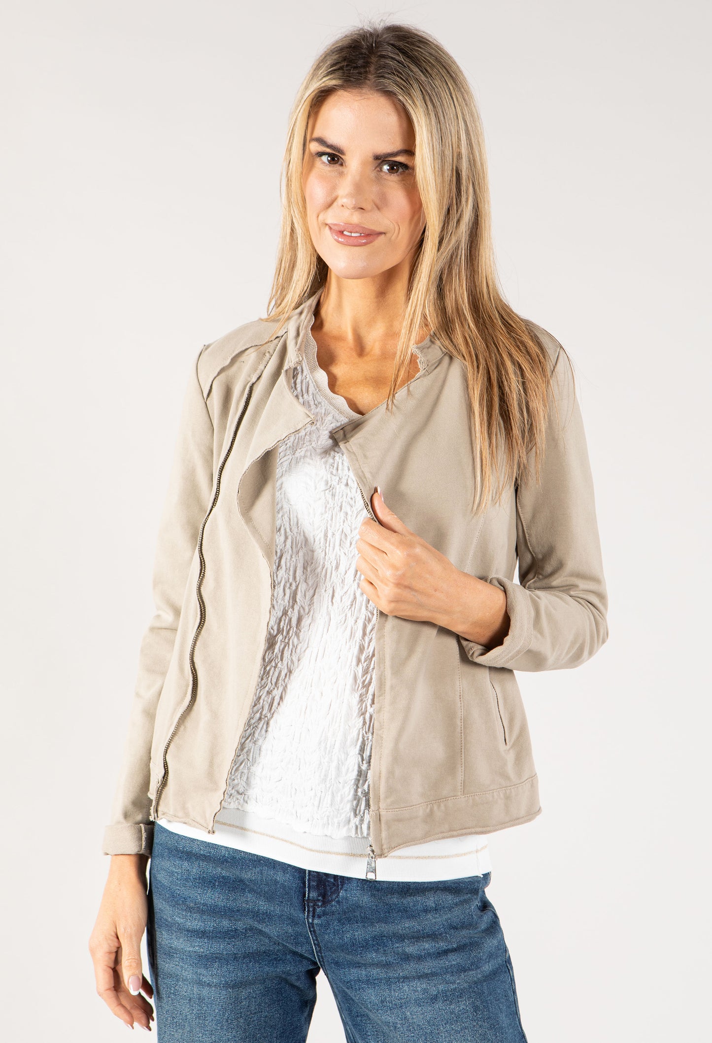 Soft Biker Style Jacket