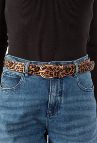 Leo Print Belt