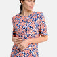 Apricot Shirt with flower print