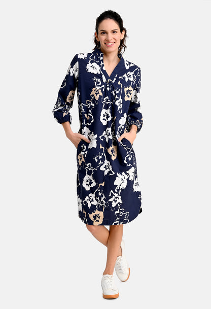 Dress with flower print