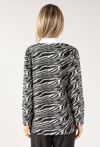 2 in 1 Zebra Soft Touch Knit