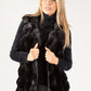 Faux Fur Sleeveless Coat