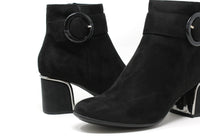 Faux Suede Ankle Boot