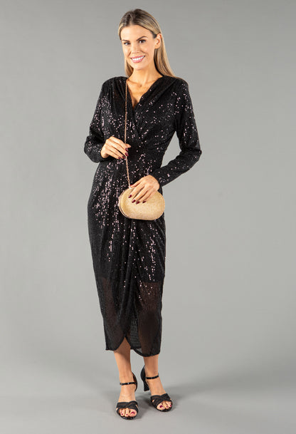 Tulip Style Sequin Dress