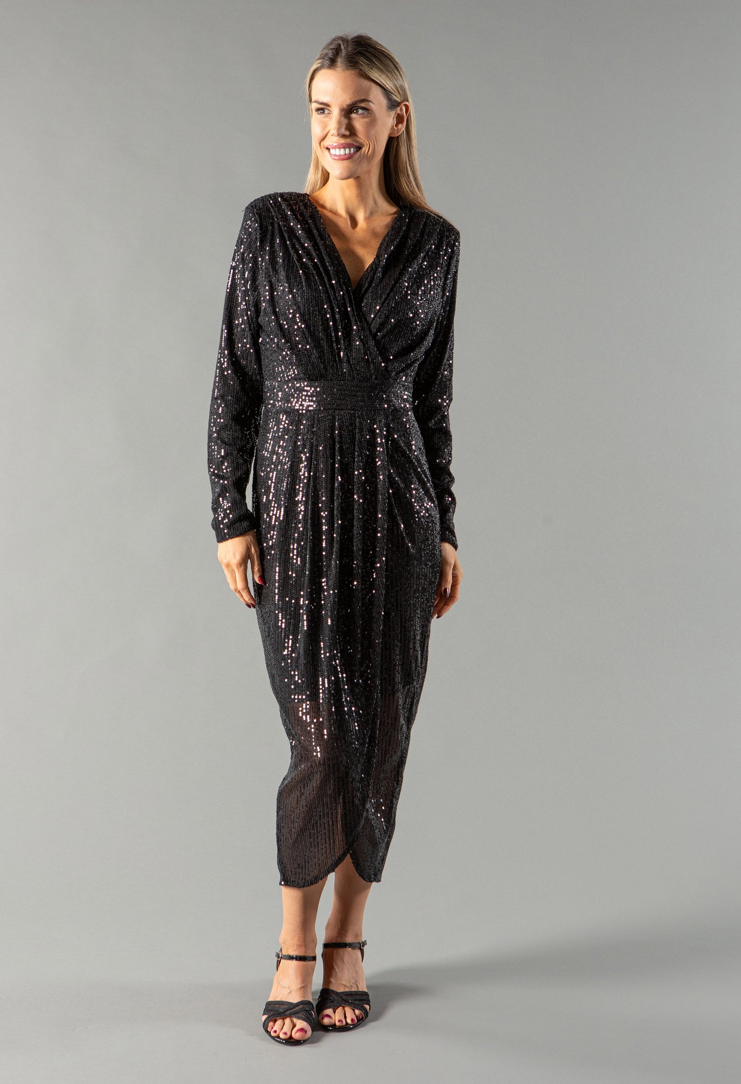 Tulip Style Sequin Dress