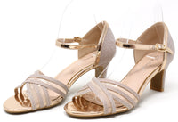 Shimmer Ribbon Heel