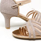 Shimmer Ribbon Heel