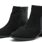 Microfibre Front Ankle Boot