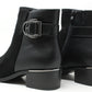 Microfibre Front Ankle Boot