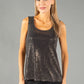 Sleeveless Sparkle Cami