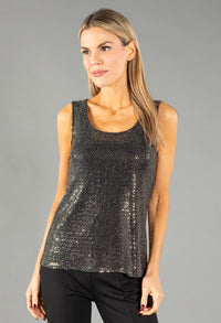 Sleeveless Sparkle Cami