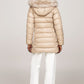 Down-Filled Glossy Hooded Puffer Coat