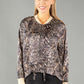 Snake Print Satin Jacket