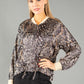 Snake Print Satin Jacket