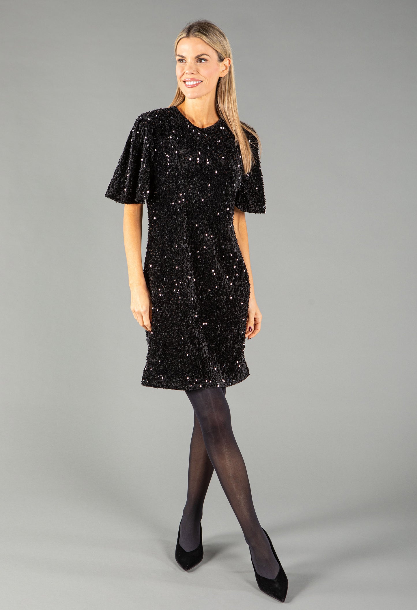 Velvet Sequin Dress