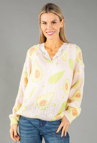 Avocado Knit Pullover