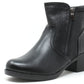 Snake Panel Ankle Boot