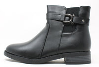 Steel Look Buckle Boot