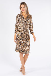 Wrap Bodice Leopard Touch