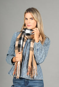 Soft Check Scarf